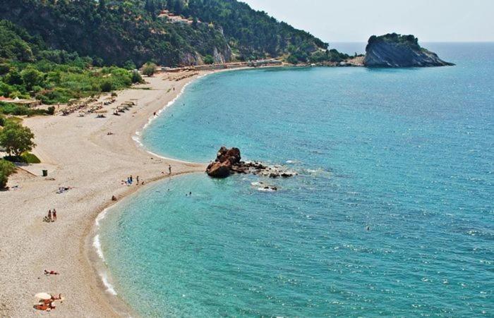 Samos Marias' Stone House 1 Villa Karlovassi Bagian luar foto